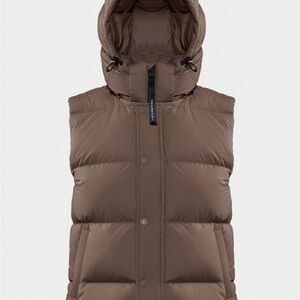 Aritzia Superpuff Vest Coffee Bean